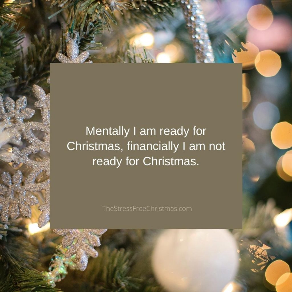 christmas tree background with quote