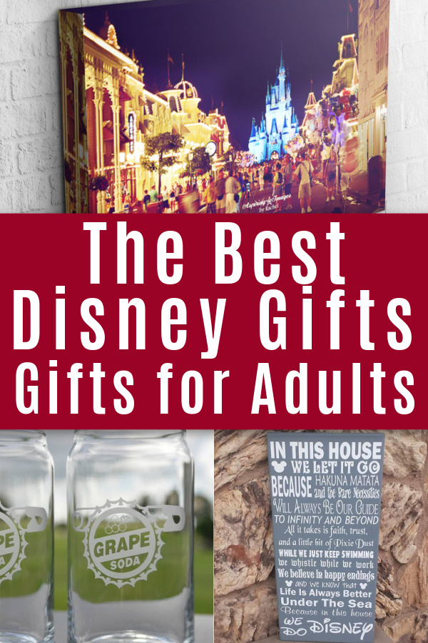 photo of Main Street Disney canvas, grape soda glasses, and a Disney sign
