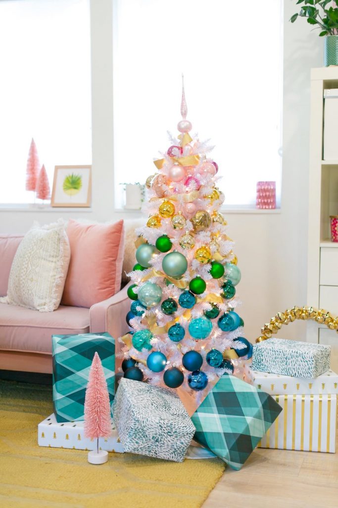 9 Fun Rainbow Christmas Tree Ideas - The Stress-Free Christmas